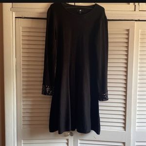 Black Peplum MIDI Dress Jason Wu
